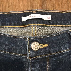 Levi's 515 bootcut jeans,  high waisted. 14